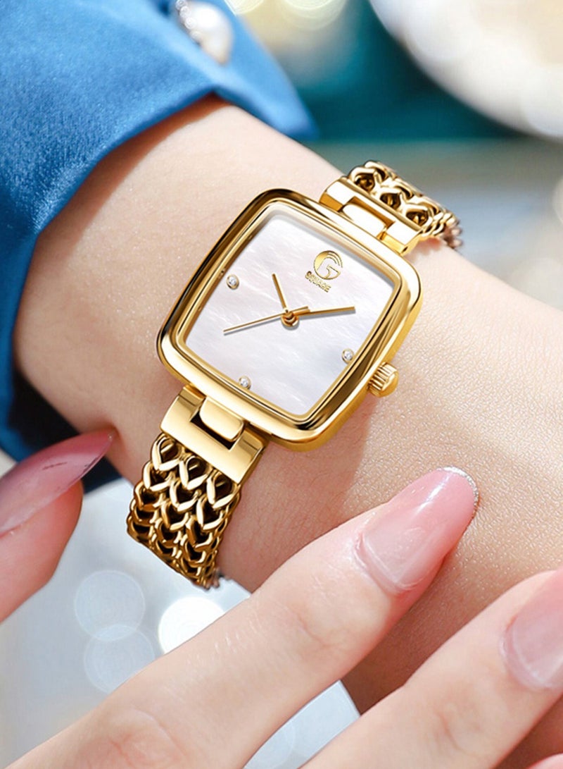 Gsquare Analog Quartz Stainless Steel Band Watch - 9948 - Image 4