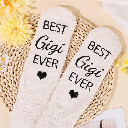 DOGMEM Gigi Gifts for Grandma Birthday Gift Set from Granddaughter Grandchildren Grandkids Christmas Gifts for Gigi Tote Bag Makeup Bag 16 Oz Can Glass - Image 4