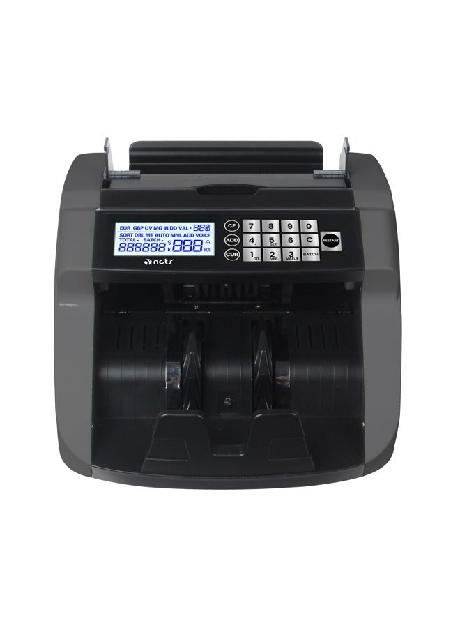 NCTS Money Counting Machine MC12, Counting Speed: 1000pcs/min, With UV, MG, IR detection while counting, Automatic half-note, chain-note, double-note detection with batch. GTIN : 6295151550168 - Image 1