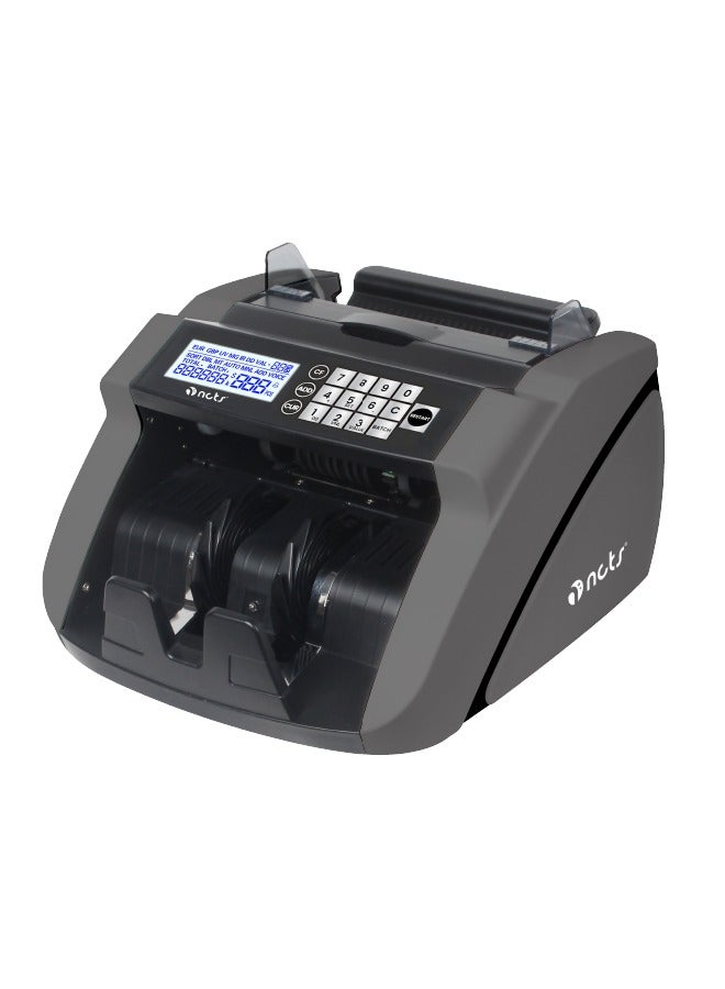NCTS Money Counting Machine MC12, Counting Speed: 1000pcs/min, With UV, MG, IR detection while counting, Automatic half-note, chain-note, double-note detection with batch. GTIN : 6295151550168 - Image 2