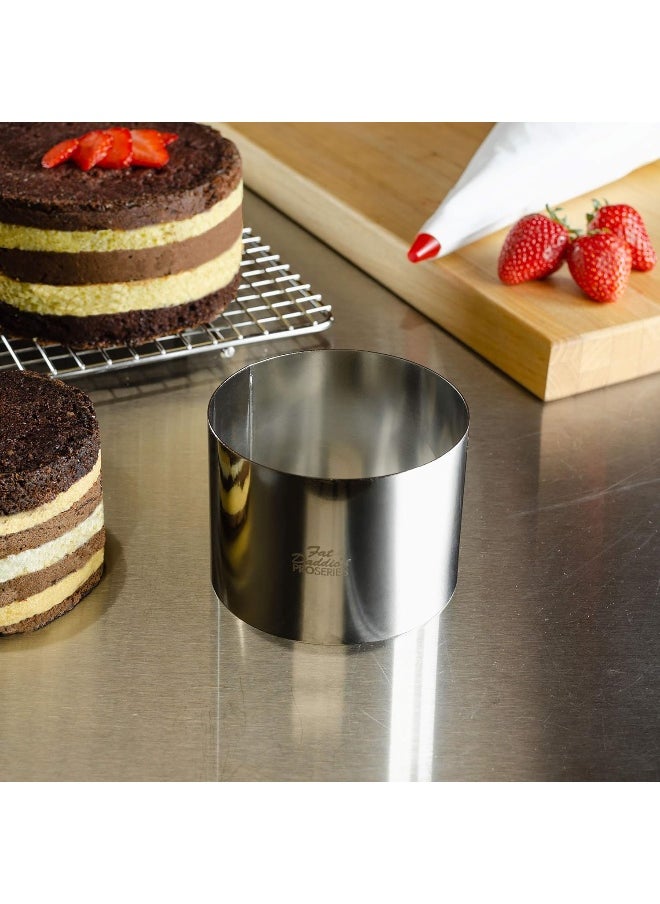 Stainless Steel Round 4 X 3 Inch Cake And Pastry Ring Silver - pzsku/Z88C7C166F903766CF941Z/45/_/1720689355/72f84bc0-2c2f-4cae-8b4e-9160ebb4cd6b