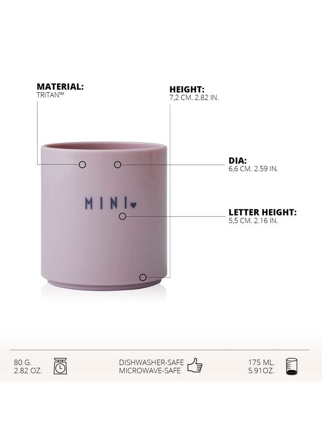 Design letters Design Letters Mini favourite Tritan sippy cup for kids (Lavender) | Feeding cups for toddler | Perfect Sippy cups for 1+ year old | BPA-free, BPS-free, drop-safe & dishwasher safe  - Image 2