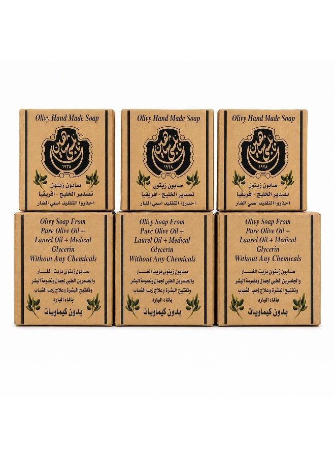 Nablus Nabulsi soap - 6 pieces of soap - Image 1