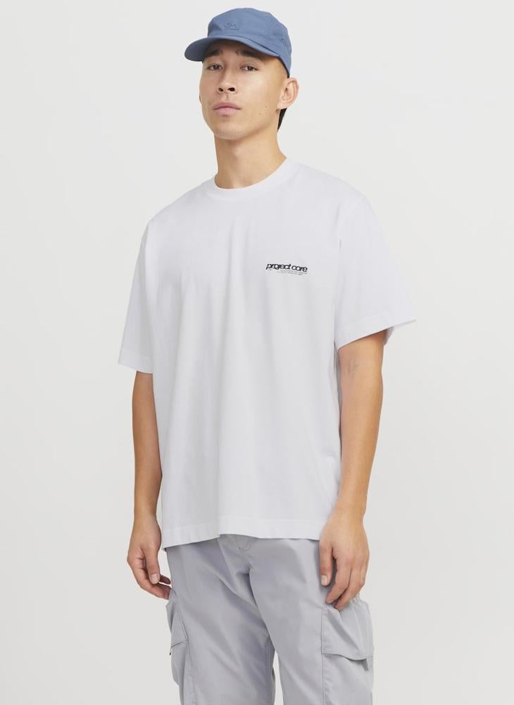 JACK & JONES Jcounion Back Print Crew Neck T-Shirt  - Image 1
