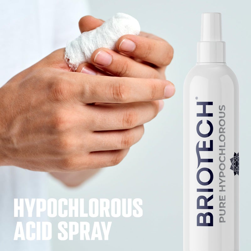 BRIOTECH Pure Hypochlorous Acid Spray and Cleanser, Original Premium HOCl Topical Solution, Multi-Purpose Cleaner, Family Approved & Pet Friendly, 8 fl oz - Image 3