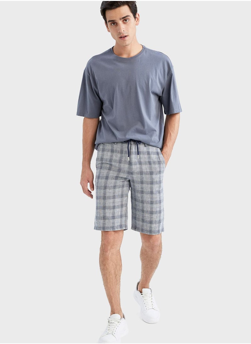 DeFacto - Checked Shorts - Image 1