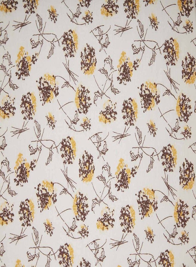 Piper Classics Morning Meadow Floral Euro Sham, 26" x 26", Mustard and Yellow Printed Flowers on Off White w/Flange Edge, Farmhouse, Country Cottage, Vintage Bedding - Image 5
