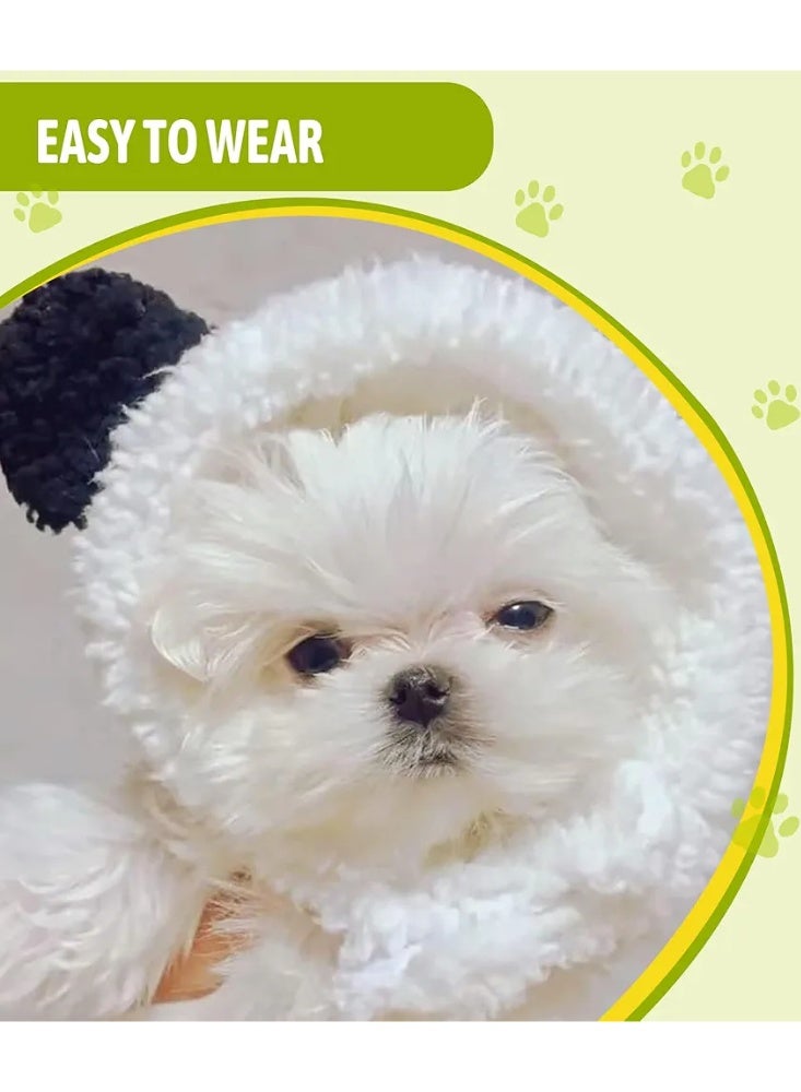 A.M 1 Piece cat hat,Cat Clothes,Dog Ear Muffs with Noise Protection, Pet Costume for Dogs, Helmet and Dog Ear Protector - Image 4