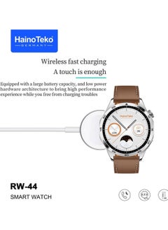 ماركة غير محددة ساعة ذكية Haino Teko RW-44 HD AMOLED مع 3 أحزمة قابلة للتبديل - تصميم أنيق وميكروفون للمكالمات  - Image 2