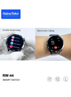 ماركة غير محددة ساعة ذكية Haino Teko RW-44 HD AMOLED مع 3 أحزمة قابلة للتبديل - تصميم أنيق وميكروفون للمكالمات  - Image 3