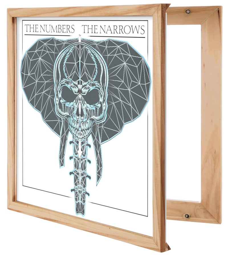 KAIU Vinyl Record Frame  Solid Wood with Clear Acrylic to Display Your Album Innovative OpenClose Mechanism to Ease Your Album Changeover  Singles