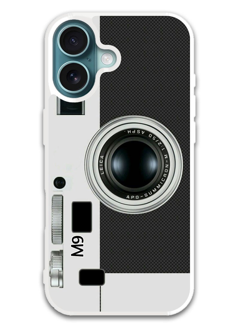 Theodor Protective Case Cover For APPLE IPHONE 16 Camera (White Bumper) - Image 1
