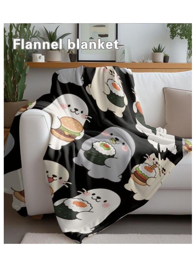 general Flannel thin blanket (warm and comfortable, suitable for sleep, gaming, dust removal and sandproof) 150cm*200cm - 412 - Image 5