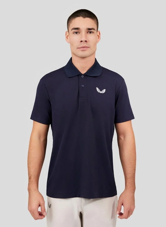 CASTORE Navy Golf Breathable Polo