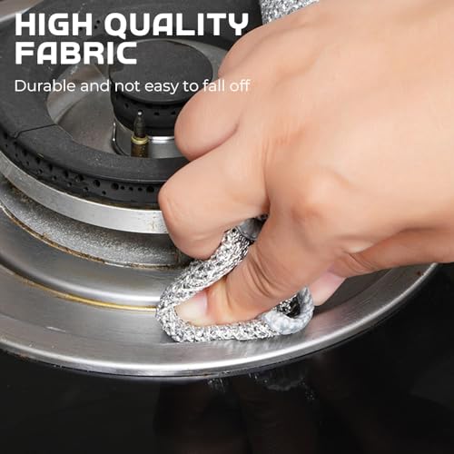 Pousbo Multipurpose Wire Dishwashing Rags, 2024 New Metal Wire Dishwashing Cloths Towels Scrubs Cleans, Premium Scrubbing Wire Dishwashing Rags Non-Scratch Wire Dishcloth for Dishes, Sinks(5) - Image 3