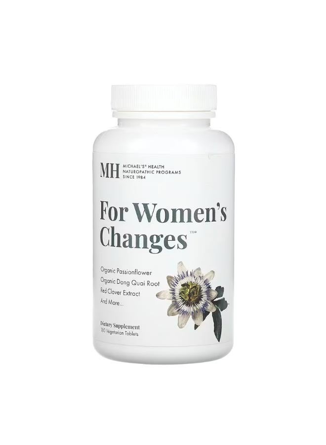 مايكلز ناتوروباثيك For Women s Changes 180 Vegetarian Tablets - Image 1