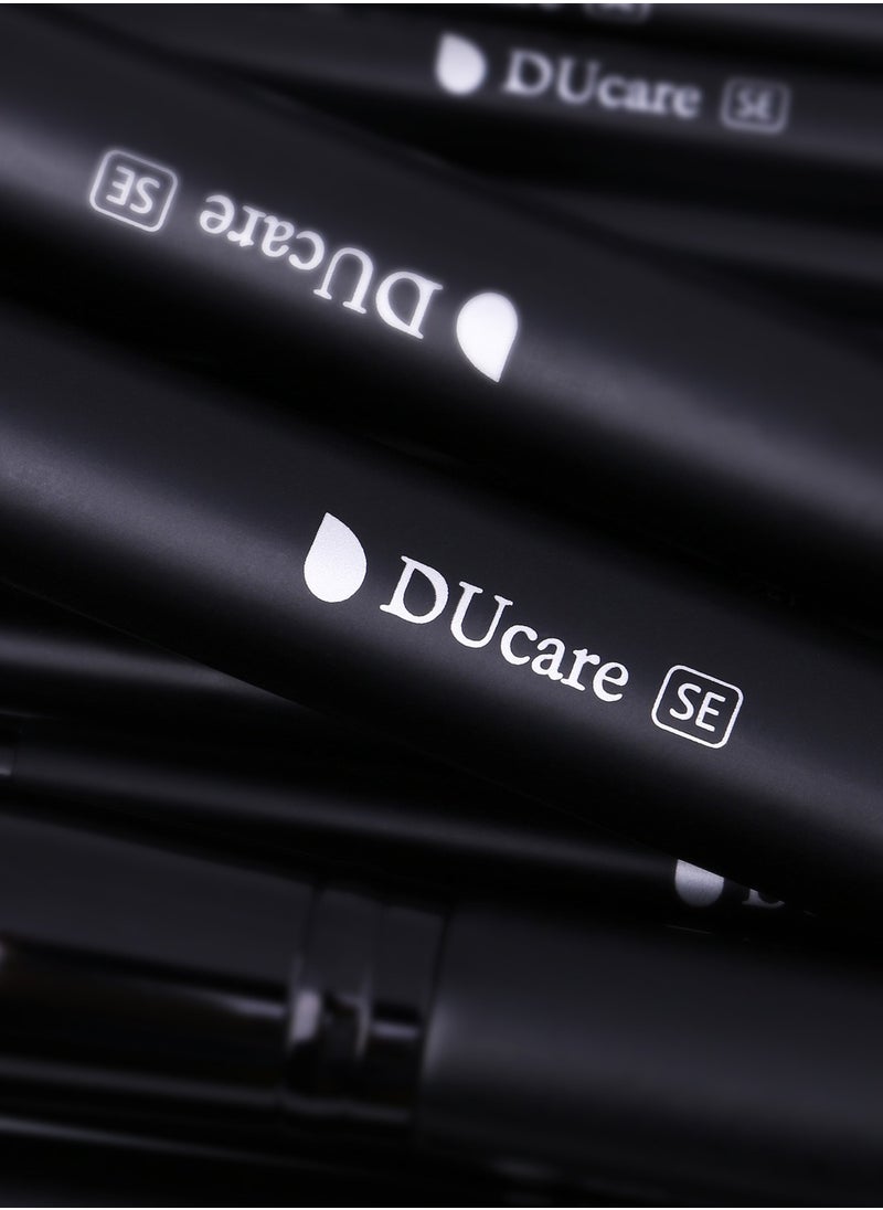 DUcare Professional 15 Piece Makeup Brush Set - Premium Synthetic Kabuki, Foundation & Eyeshadow Brushes in Luxury Black (Gift-Ready)  - Image 5