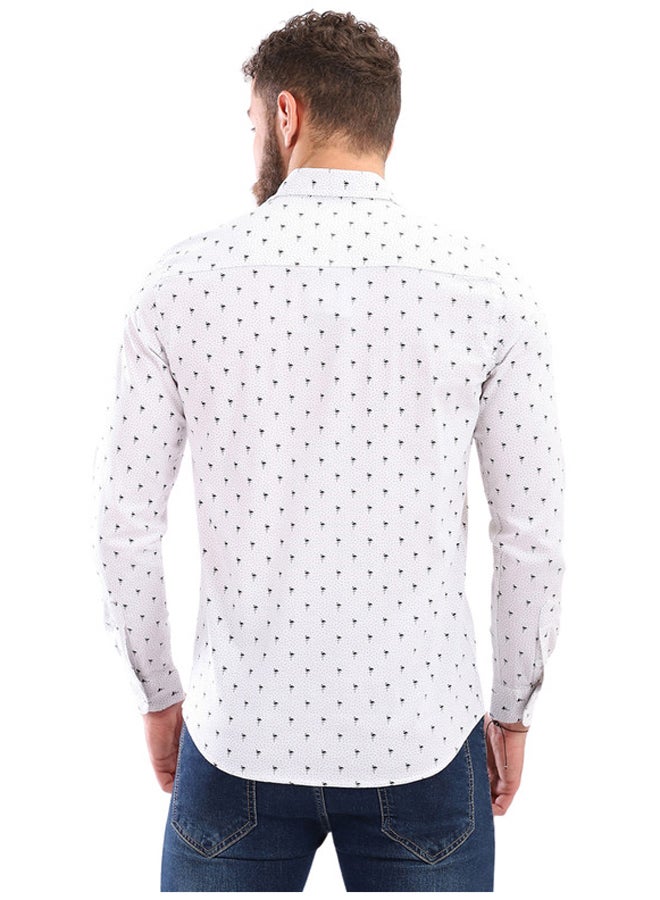 WHITE RABBIT Fireworks Short Sleeves Buttoned Shirt - Image 2