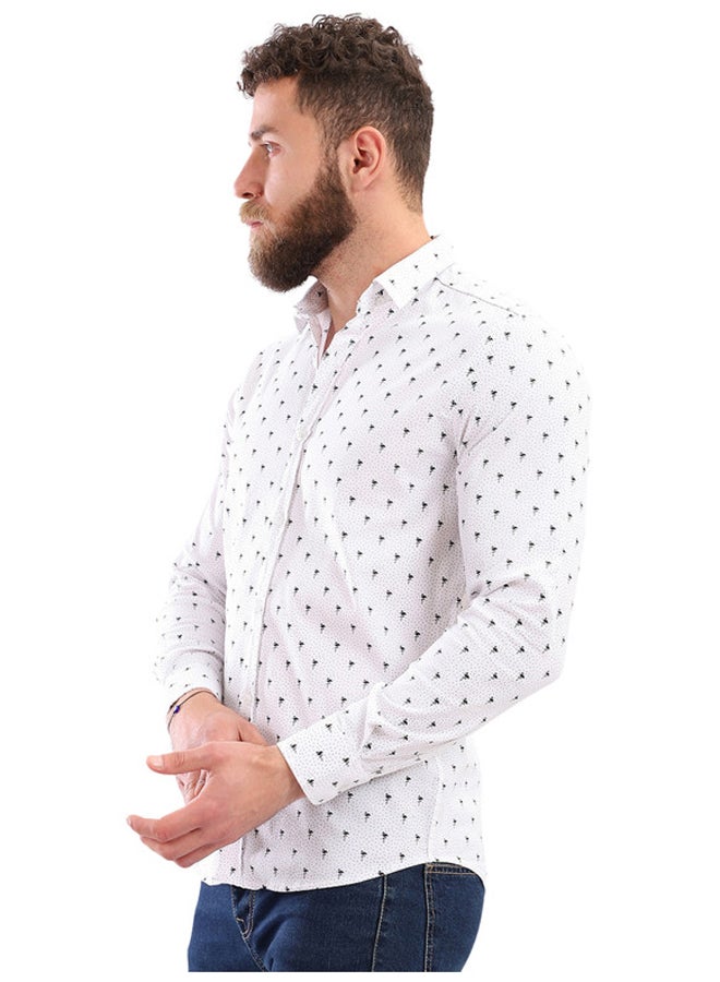 WHITE RABBIT Fireworks Short Sleeves Buttoned Shirt - Image 3