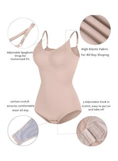 Plan A Body Shaper Bodysuit for Women Shapewear Waist Trainer Bu-tt Lifter Breathable Comfortable Underwear with Adjustable Shoulder Straps  - Image 5