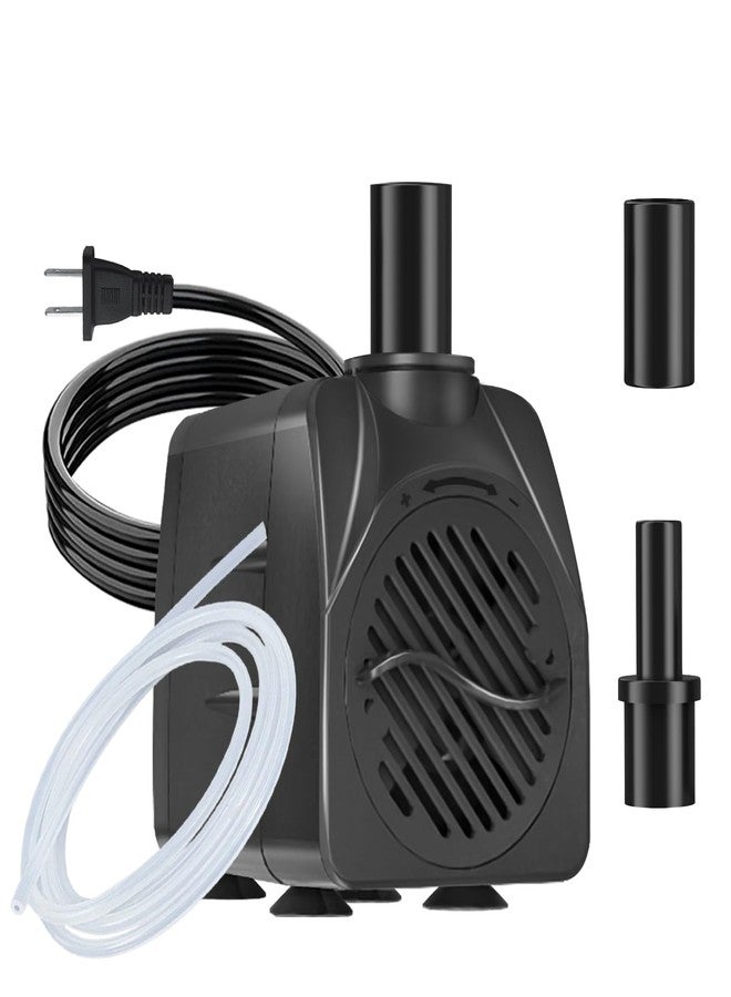 SongLong 160GPH(600L/H) 9.9ft Power Cord Submersible Pump, Water Fountain Pump with 4ft Lift for Ponds, Water Fountains, Aquariums & Hydroponics. - Image 1