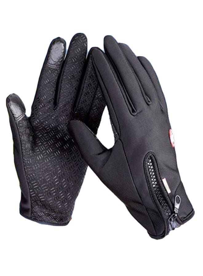 NIBEMINENT Pair Of Winter Warm Anti Slip Gloves For Riding And Mountaining  - Image 1