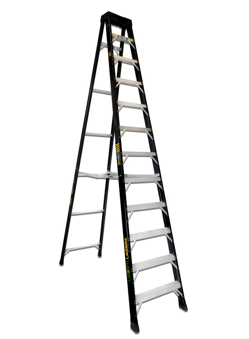 LIBERTI 12' Liberti Safe Step Series Heavy Duty Fiber Glass Step Ladder  - Image 1