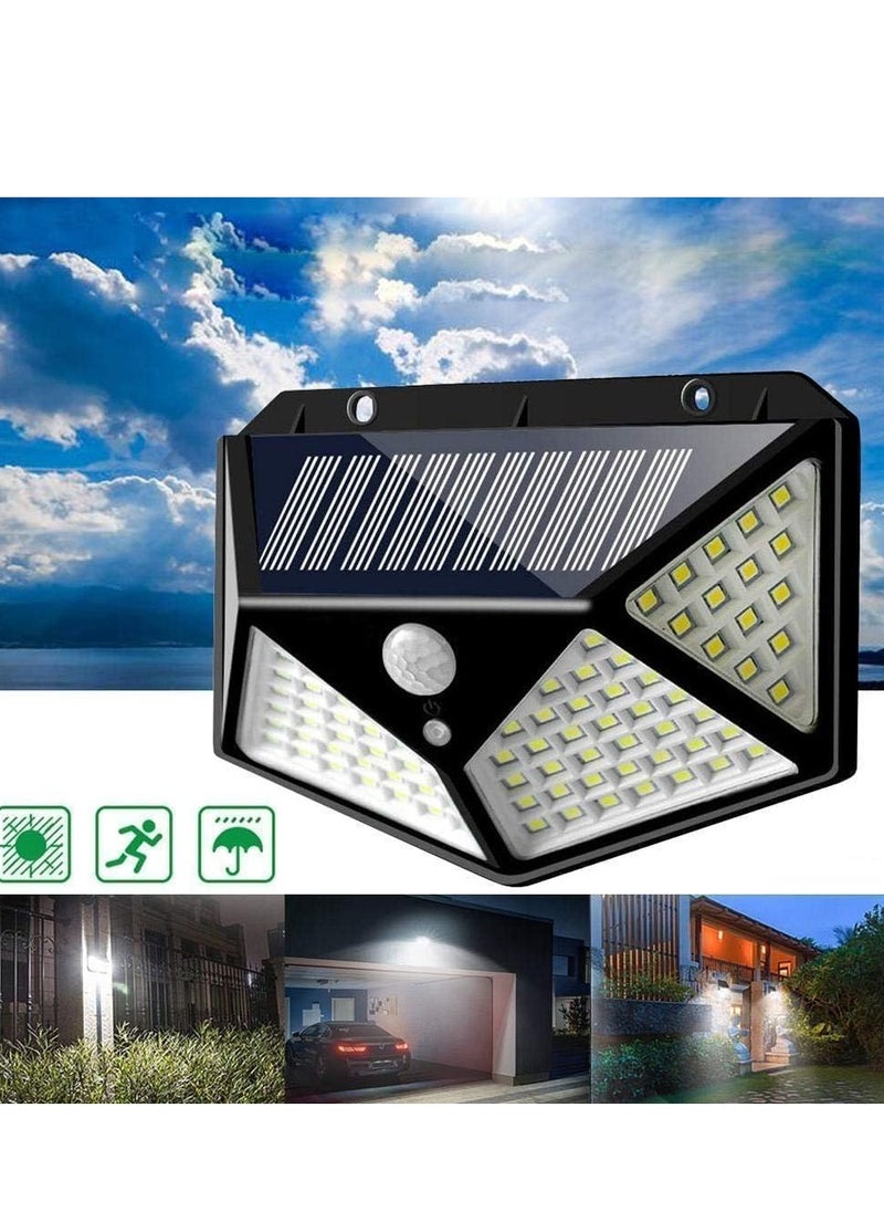 JAJEEK New Solar Interaction Wall Lamp – Outdoor Solar Lights, 100 LED, Waterproof, Wall Mounted, Wide Coverage (12.7 x 10.16 x 5.08 cm) – Energy Efficient for Yard, Garden, Patio, and Pathway  - Image 3