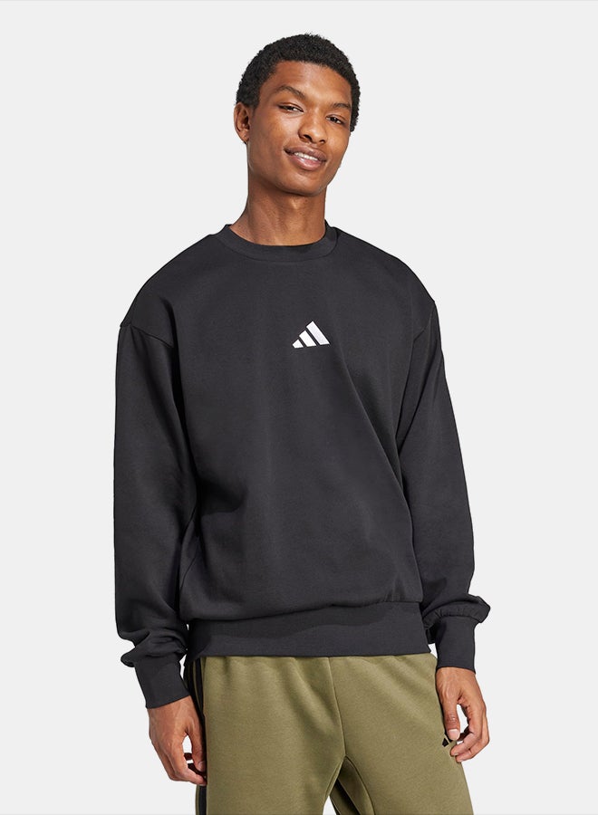 Adidas Essentials Feelcozy Fleece Sweatshirt - Image 3