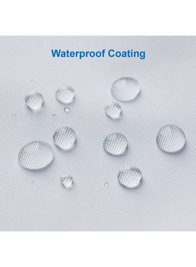 Amazer Amazer White Long Shower Curtain Liner Washable, 72 x 78 Inches, Fabric Shower Liner with 2 Bottom Stones, Waterproof 2-in-1 Shower Curtain and Liner, 12 Grommet Holes, Hotel Quality, White  - Image 4