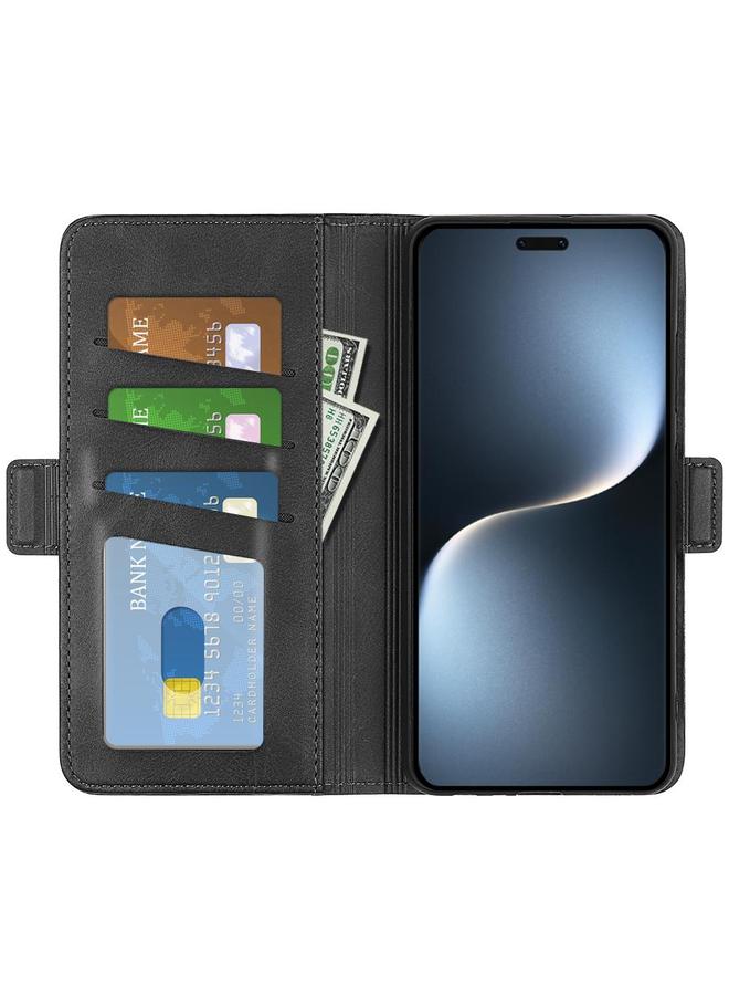 Zaboon Case For Honor Magic7 Pro Dual-side Magnetic Buckle Horizontal Flip Leather Phone Case - Image 4