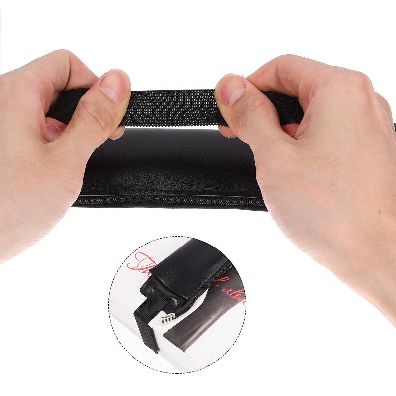 Notebook Pen Holder Elastic Band Pen Bag with Zipper Pen Holder Pouch Pen Storage Bag - Image 3