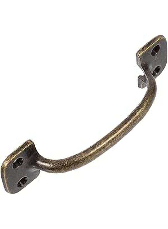 Bronze Vintage Bow Shaped Cabinet Door Pull Handle 101mm for Kitchen Wardrobe Drawer - Image 1