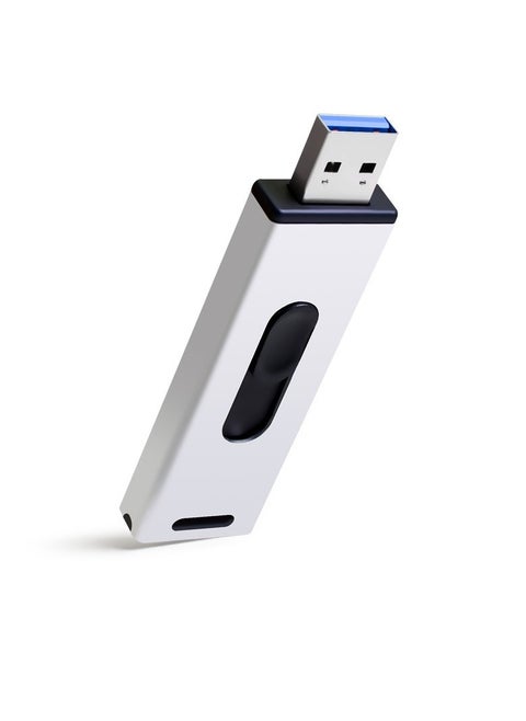 USB Flash Drive, Waterproof High Speed USB Metal Thumb Drive, Lightweight And Portable Fast Data Transfer Solid State Flash Drive For Computer Laptop, (1pc, White, 1TB)