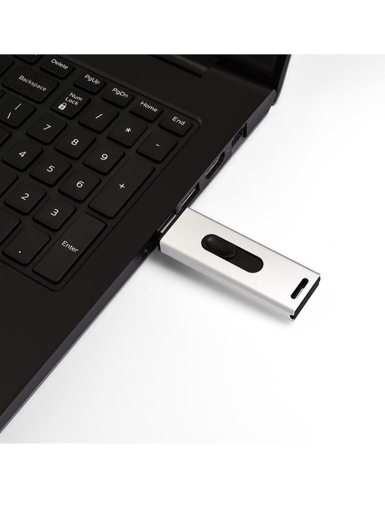 Generic USB Flash Drive, Waterproof High Speed USB Metal Thumb Drive, Lightweight And Portable Fast Data Transfer Solid State Flash Drive For Computer Laptop, (1pc, White, 1TB)  - Image 2