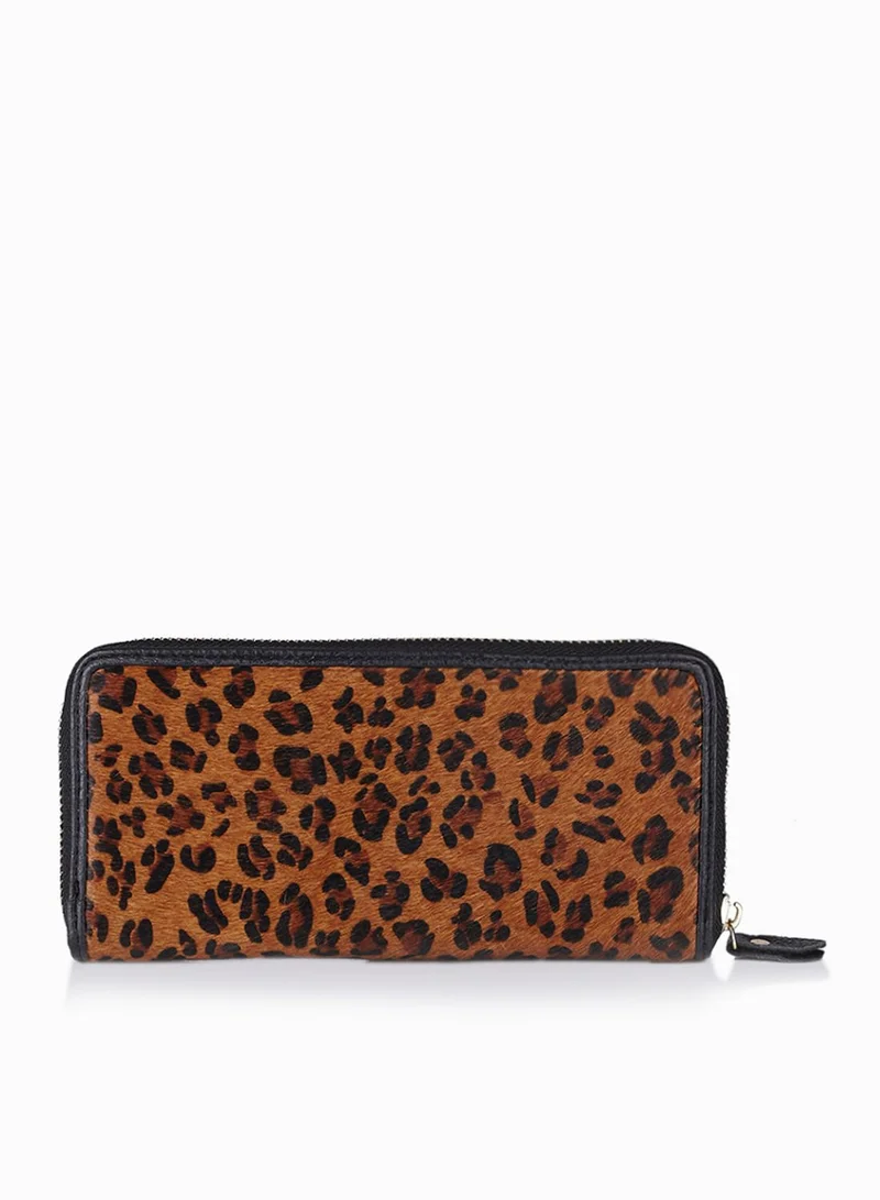 Ginger Animal Print Wallet