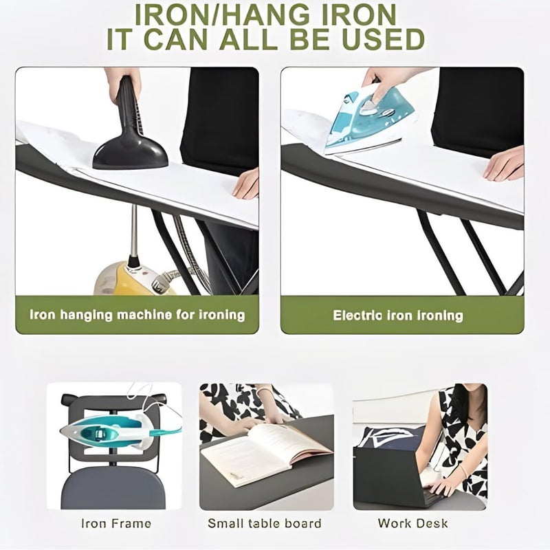 Supplier Folding Ironing Board, 122 x 30 cm, Grey, with Iron Stand, Adjustable, Durable, Suitable for All Fabrics - Image 4