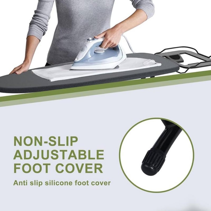 Supplier Folding Ironing Board, 122 x 30 cm, Grey, with Iron Stand, Adjustable, Durable, Suitable for All Fabrics - Image 2