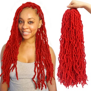 24 Inch 7 Packs Bright Red Soft Locs Crochet Hair Color New Faux Locs Prelooped Super Lightweight Synthetic Hair Braids For Black Women24inch 7packs red - pzsku/Z88C8FBA6F6BB4F83B9CCZ/45/1746231610/a9e7a023-9024-4537-b61f-9ca67be25604