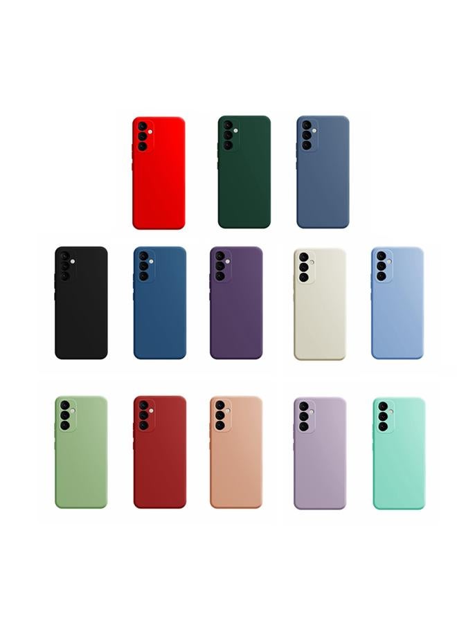 اس-توب جراب لهاتف Samsung Galaxy A15 مصنوع من السيليكون السائل المقلد - Image 2