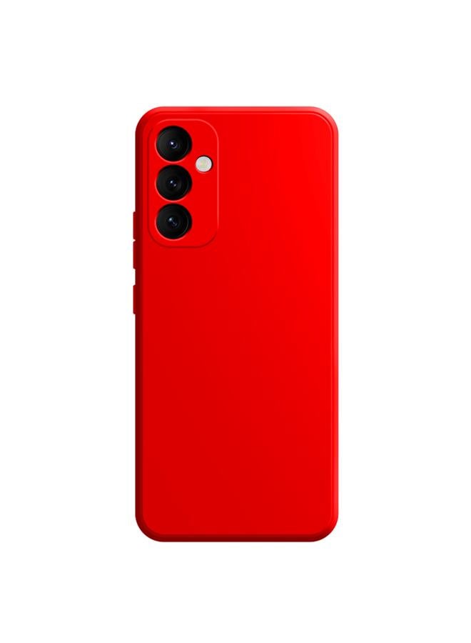 اس-توب جراب لهاتف Samsung Galaxy A15 مصنوع من السيليكون السائل المقلد - Image 1