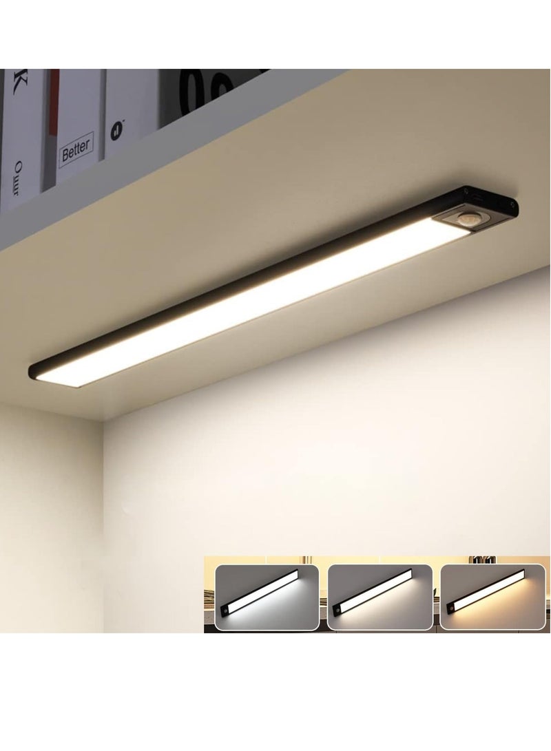 ميكسد مصابيح خزانة ملابس مستشعر الحركة، مصابيح ليلية قابلة لإعادة الشحن قابلة لإعادة الشحن بتقنية LED تحت الخزانة، مصباح خزانة مغناطيسي نحيف، إضاءة لاسلكية للمطبخ، الدرج، خزانة الملابس، إضاءة الدراسة - Image 1