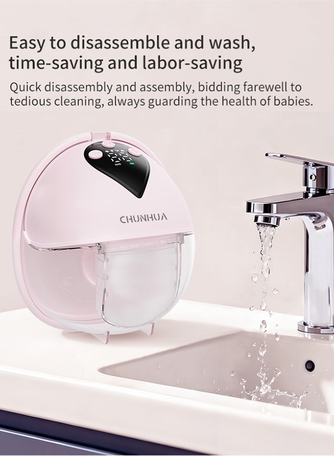 ج الروح مضخة حليب قابلة للارتداء، مضخة حليب كهربائية بدون استخدام اليدين مع 4 أوضاع و12 مستوى، تشغيل فائق الهدوء ≤50 ديسيبل - Image 5