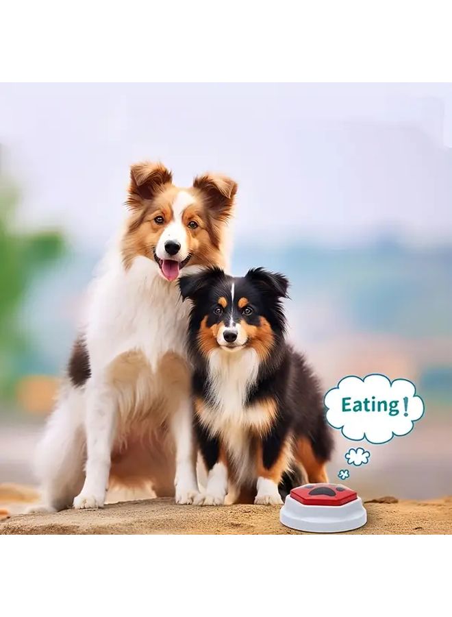 RODAFN Interactive Dog Training Bell Toy With Paw Print Buttons And Sound Effects Multicolor Bark Alarm Paw Activated Speaker Pet Communication Device For Puppies Dogs Hearing Owners Set Of 4 Color B - Image 5