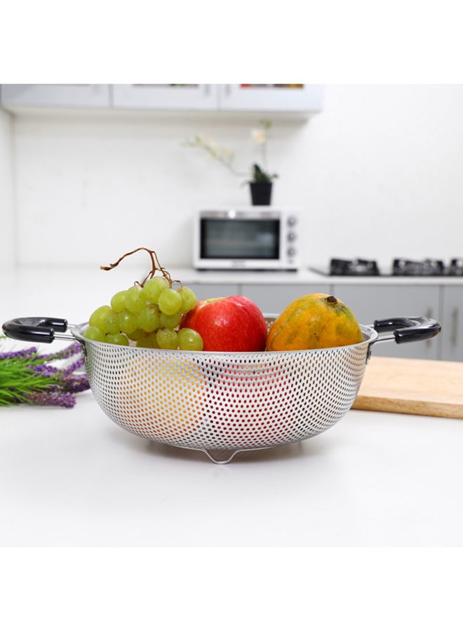 Royalford Strainer Basket Silver/Black - Image 3