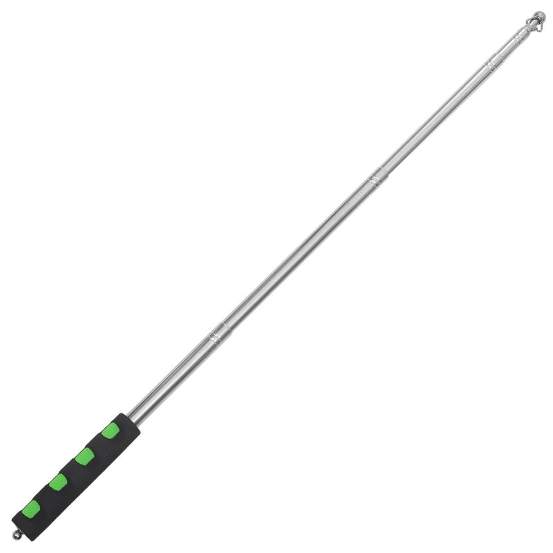 SUPVOX Telescopic Stainless Steel Stick 1.6m Extendable Guide Flagpole With Multifunction Foam Handle For Outdoor Teaching Conference - Image 2