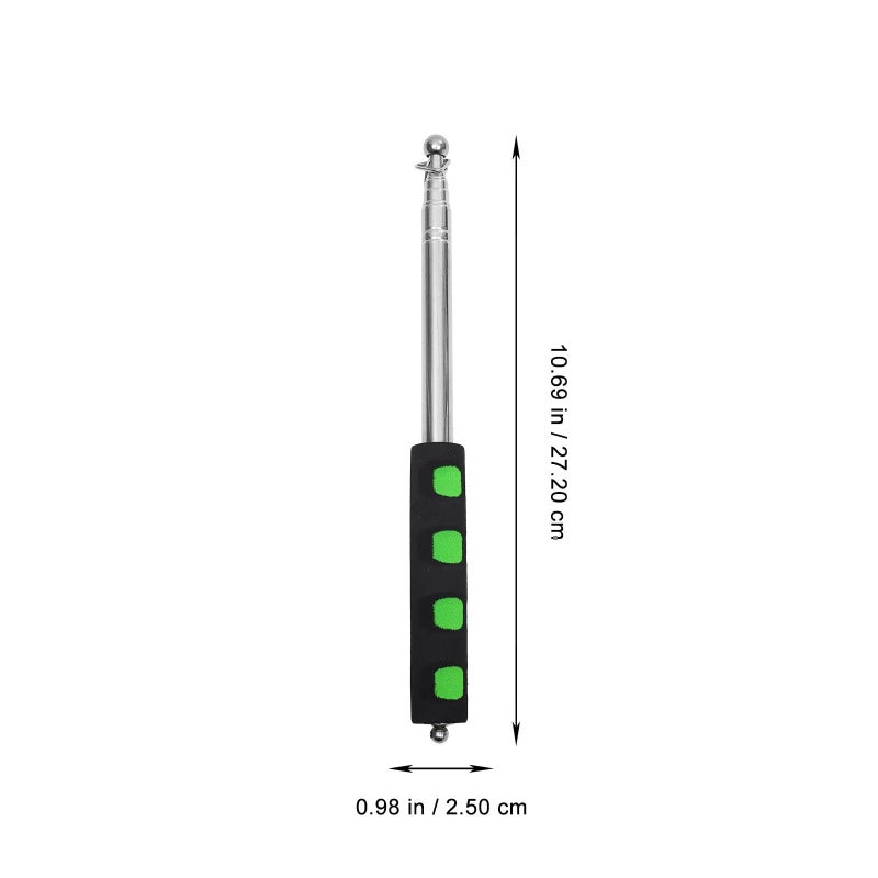 SUPVOX Telescopic Stainless Steel Stick 1.6m Extendable Guide Flagpole With Multifunction Foam Handle For Outdoor Teaching Conference - Image 3