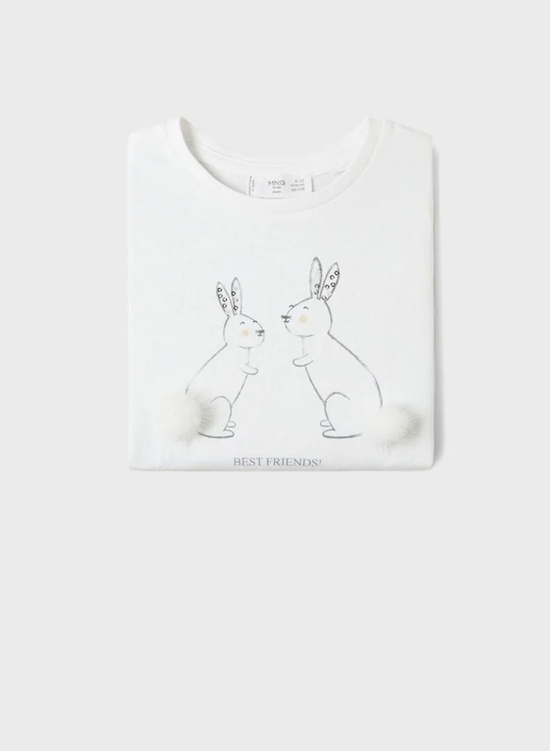 MANGO Kids Graphic T-Shirt