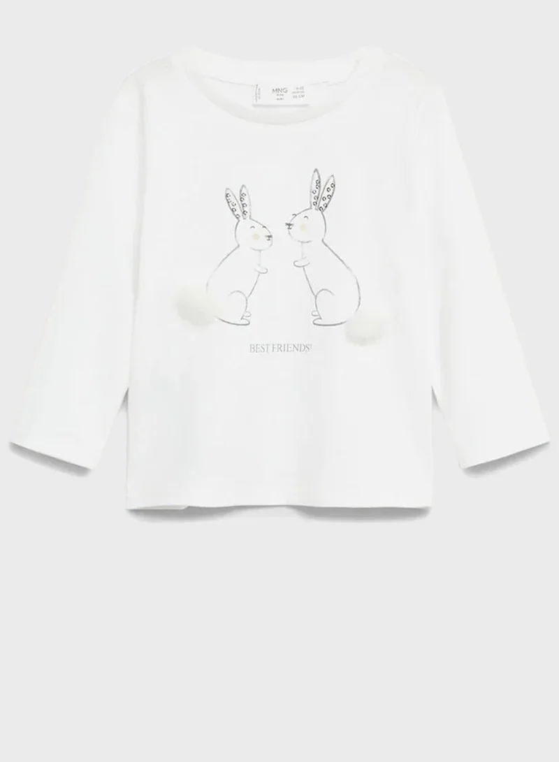 MANGO Kids Graphic T-Shirt