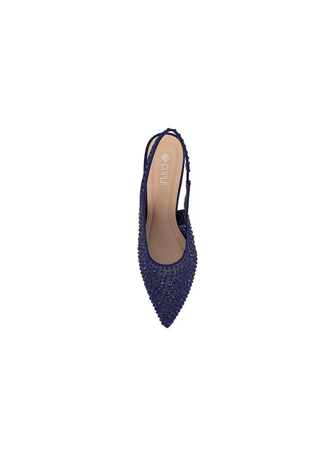 Cuple Beige Cuple Embellished Slingback Pumps for Women | Best Price UAE